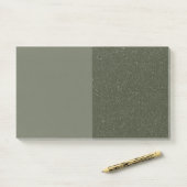 Notes post-it vertes de mousse à deux tons (person (Sur un bureau)