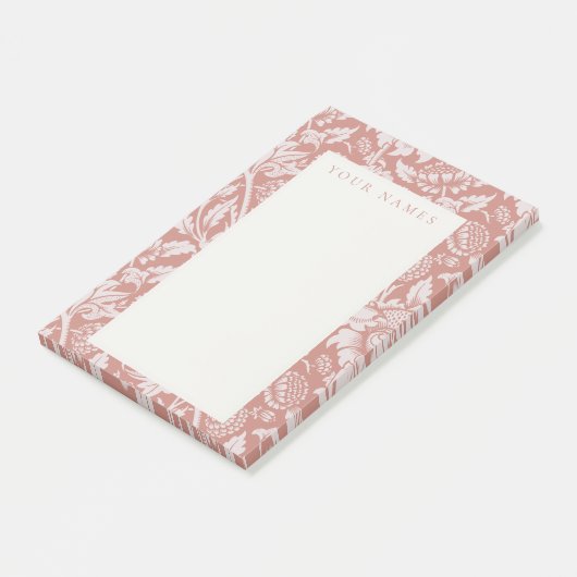 NOTES POST-IT : WILLIAM MORRIS : CONCEPTION FLORAL (Incliné)