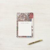 NOTES POST-IT : WILLIAM MORRIS HONEYSUCKLE + TULIP (Sur un bureau)