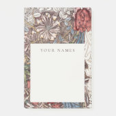 NOTES POST-IT : WILLIAM MORRIS HONEYSUCKLE + TULIP (Devant)