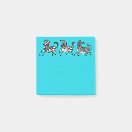 Notes post-it Zebra (Devant)