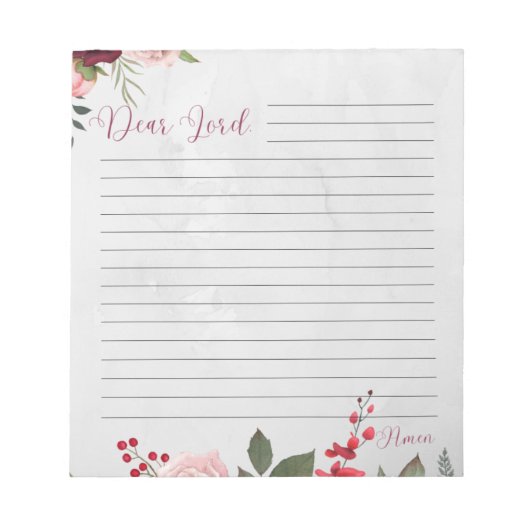 Notes pour le Bloc-notes de Dieu (Devant)