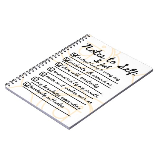 Notes pour vous : Journal des avirmations de Sacra (Côté gauche)