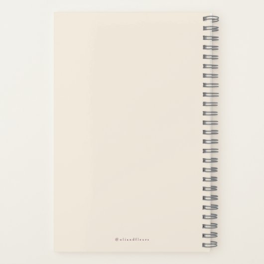 Notes quotidiennes carnet pratique (Verso)