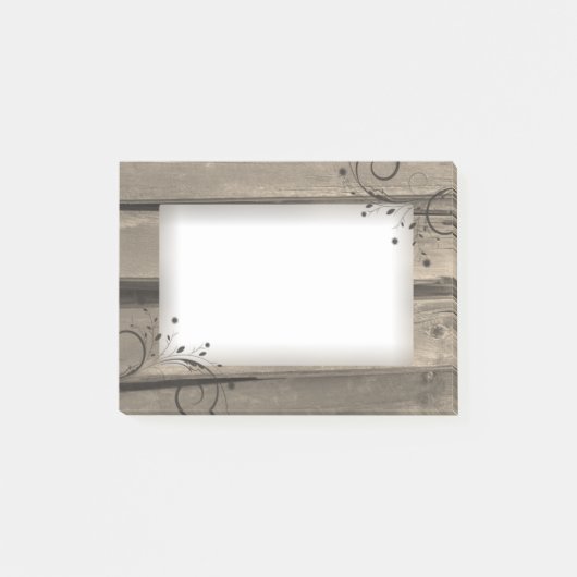 Notes Rustic Barn Wood Post-it® (Devant)