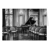 Notes vides Black and White Music Photo (Devant horizontal)