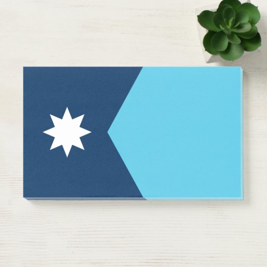 Notes with flag of Minnesota, USA (Kantoor)