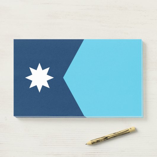 Notes with flag of Minnesota, USA (Op bureau)