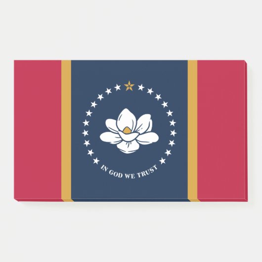 Notes with flag of Mississippi State, USA (Voorkant)