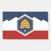 Notes with new flag of Utah, USA (Voorkant)