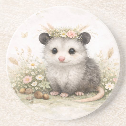 Notes Zandsteen Onderzetter (Voorkant)