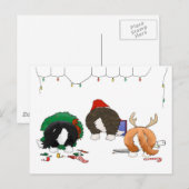 Nothin' Butt A Corgi Kerstmis Feestdagenkaart (Voorkant / Achterkant)