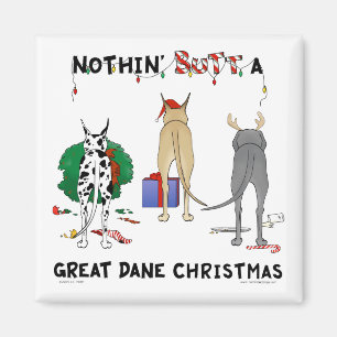 Nothin' Butt a Dane Kerstmis Magneet