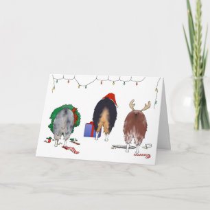 Nothin' Butt an Aussie Kerstmis Feestdagen Kaart