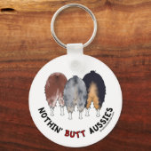 Nothin' Butt Aussies Sleutelhanger (Voorkant)