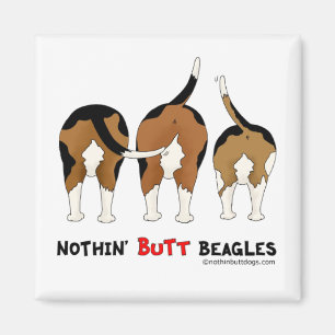 Nothin' Butt Beagles Magneet