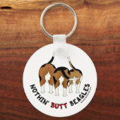 Nothin' Butt Beagles Sleutelhanger (Voorkant)