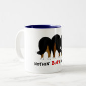 Nothin' Butt Berners Tweekleurige Koffiemok (Voorkant links)