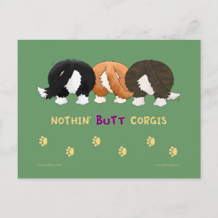 Nothin' Butt Corgis Briefkaarten
