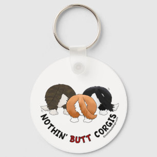 Nothin' Butt Corgis Sleutelhanger