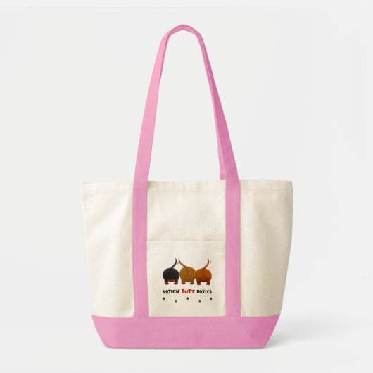 Nothin Butt Doxies Tote Bag (Voorkant)