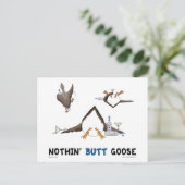 Nothin' Butt Goose Briefkaart (Staand voorkant)