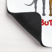 Nothin' Butt Greyhounds Mousepad Muismat (Hoek)