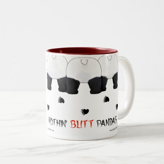 Nothin' Butt Pandas Mok (Voorkant rechts)