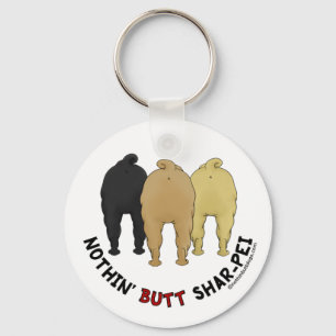 Nothin' Butt Shar-Pei Sleutelhanger