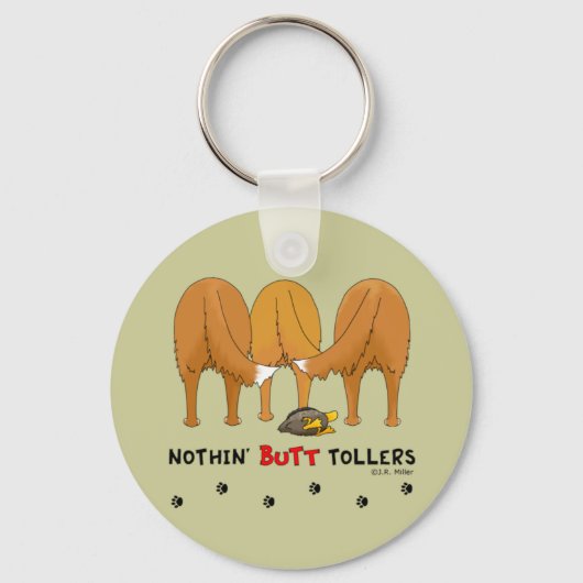 Nothin' Butt Tollers Sleutelhanger (Voorkant)