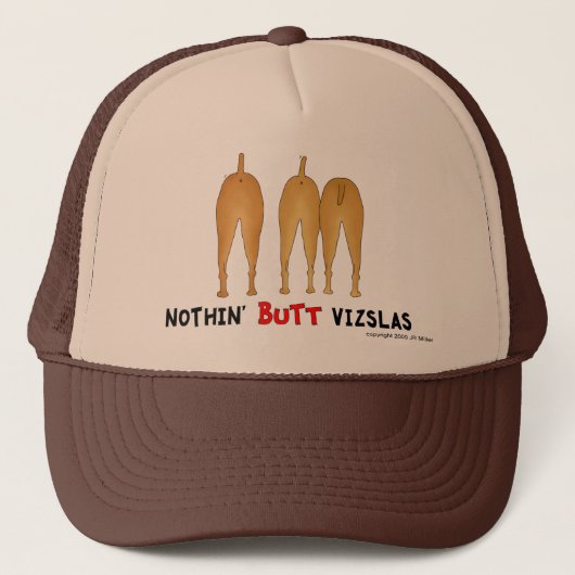 Nothin' Butt Vizslas Trucker Pet (Voorkant)
