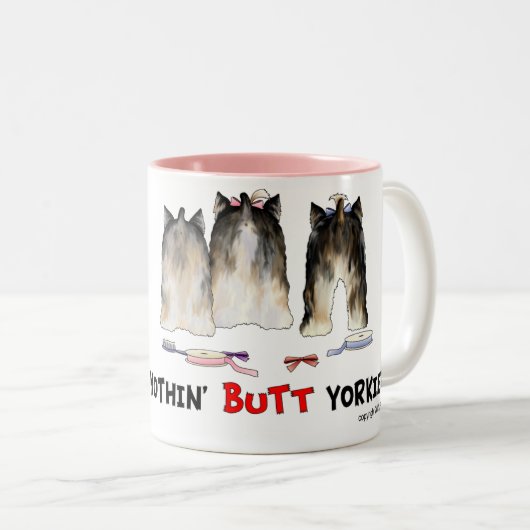 Nothin' Butt Yorkies Mok (Voorkant rechts)