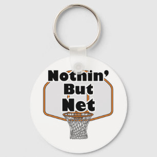 nothin maar net basketbal ring sleutelhanger