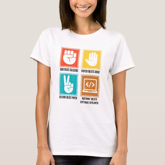 Nothing Beats Software Developer Programmer Coding T-shirt (Voorkant)