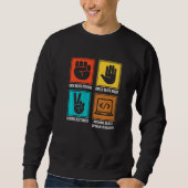 Nothing Beats Software Developer Programmer Coding Trui (Voorkant)