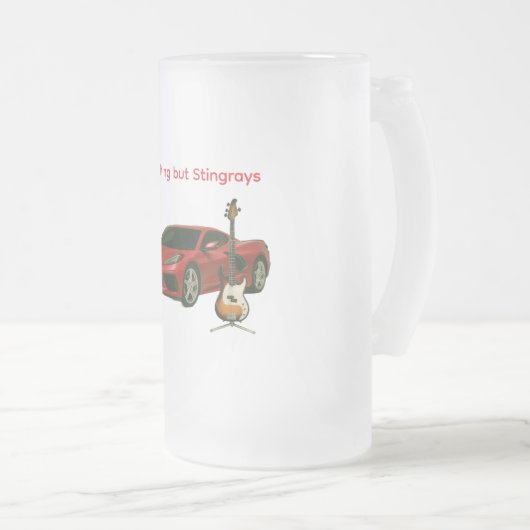 Nothing but Stingrays Matglas Bierpul (Voorkant rechts)