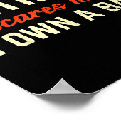 Nothing Es Me I Own A Bar Funny Bar Owner Gift  Poster (Hoek)