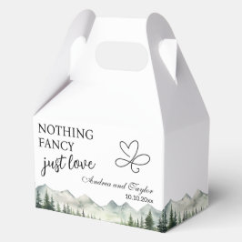 Nothing Fancy Just Love Elegant Wedding Bedankdoosjes