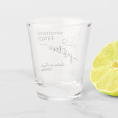 Nothing Fancy Just Love Elegant Wedding  Shot Glas (Achterkant)