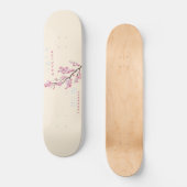 Nothing Personal - Cherry Blossom Skateboard (Recto)