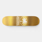Nothing Personal Gouden Deck Skateboard (Horizontaal)