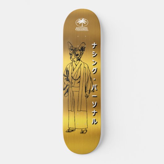 Nothing Personal Kimono Kat Skateboard (Voorkant)