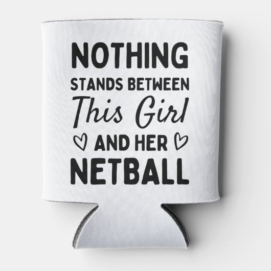 Nothing stands between this girl and her netball. blikjeskoeler (Voorkant)
