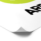 Notice That Half Of Plate Are Fruits & Vegetables Poster (Hoek)