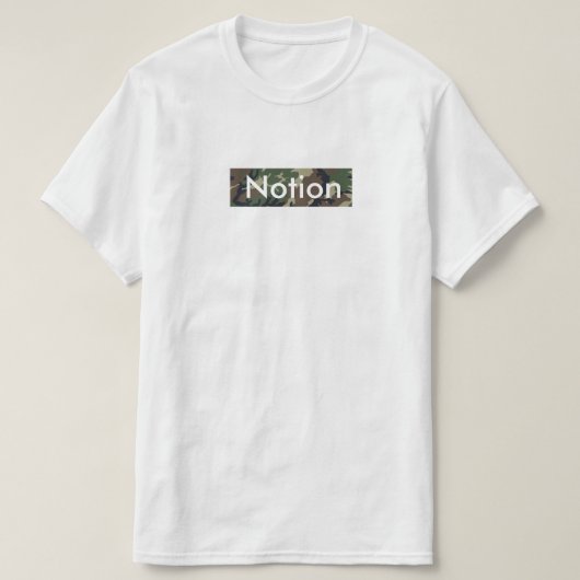 Notie T-shirt (Design voorkant)