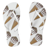 Notige Buddy Chocolade Ijs Snoep Winkel Kegel Teenslippers (Voetbed)