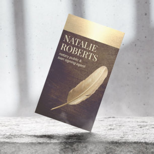 Notional Loan Signing Agent  Gold Quill Visitekaartje