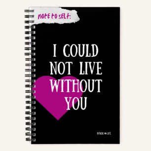 Notitie aan Zelf door Rynski - Self-Love Pink Notitieboek
