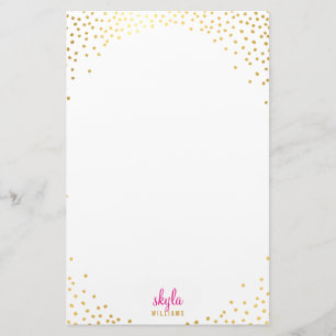 NOTITIE PAPIER glamoureuze rustieke gouden folie c