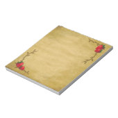 Notitieblok aardbeien in het land (Gedraaid)